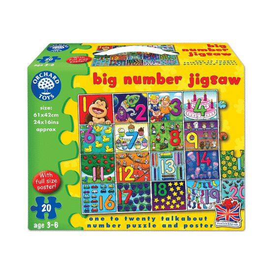 Orchard Toys - Big Number Puzzle - 237