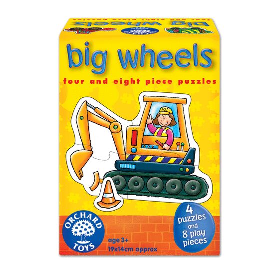 Orchard Toys - Big Wheels Puzzle - 201
