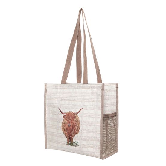Signare - Shopper Bag Highland Cow