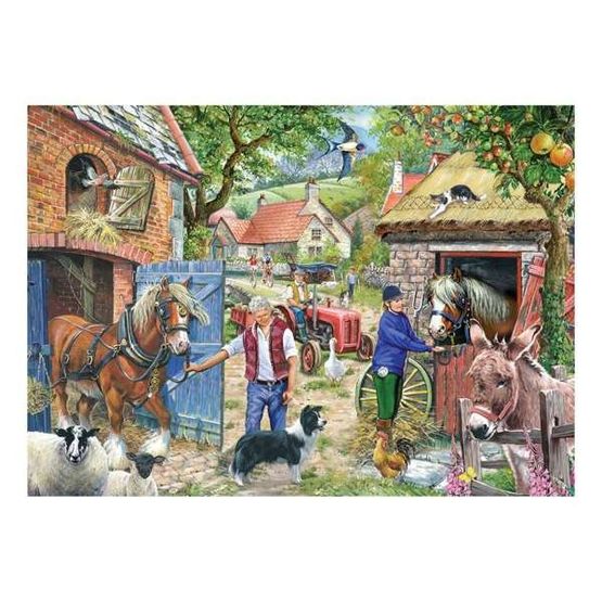 House of Puzzles - Appletree Lane BIG500 Piece Jigsaw Puzzle