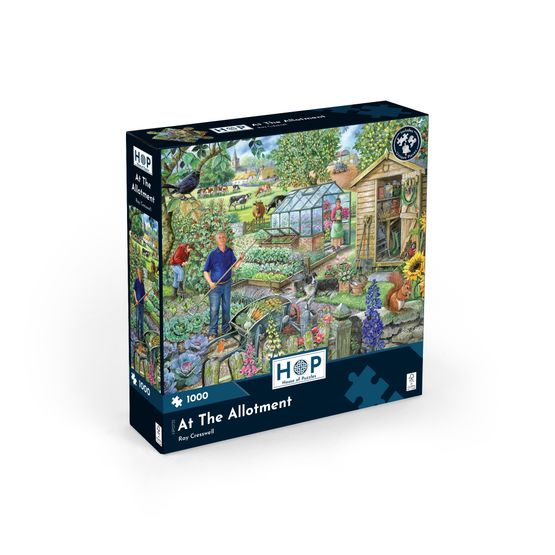 House of Puzzles - At The Allotment 1000 Piece Jigsaw Puzzle