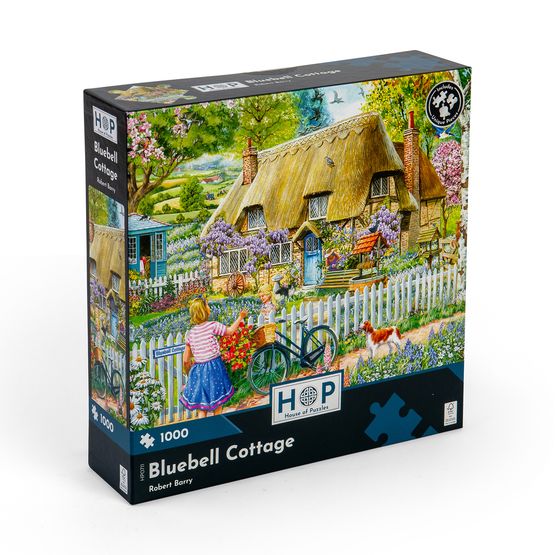 House of Puzzles - Bluebell Cottage 1000 Piece Jigsaw Puzzle