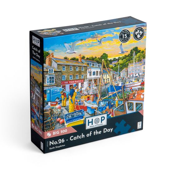 House of Puzzles - Catch of the Day BIG500 Piece Jigsaw Puzzle