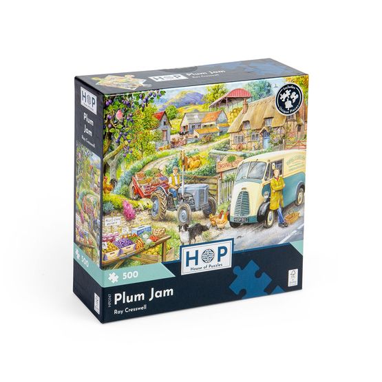 House of Puzzles - Plum Jam 500 Piece Jigsaw Puzzle
