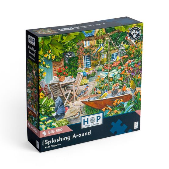 House of Puzzles - Steaming Along 4 x 500 Piece Jigsaw Puzzle