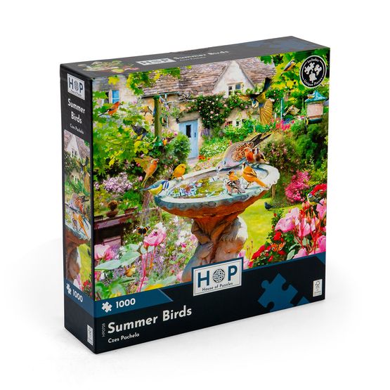 House of Puzzles - Summer Birds 1000 Piece Jigsaw Puzzle