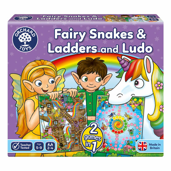 Orchard Toys - Fairy Snakes & Ladders and Ludo - 059