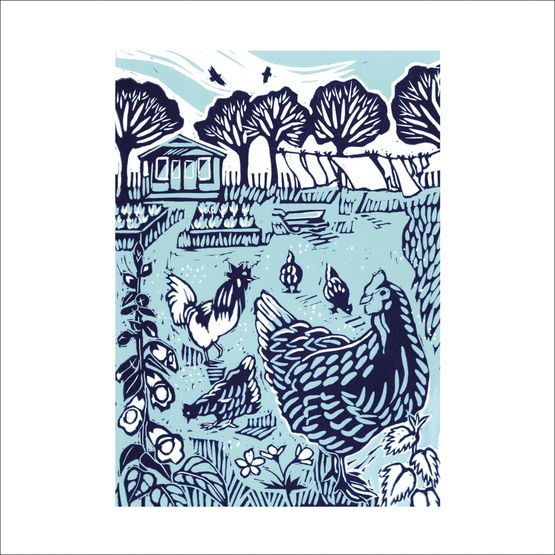 The Eco Friendly Card Co - Hens Card