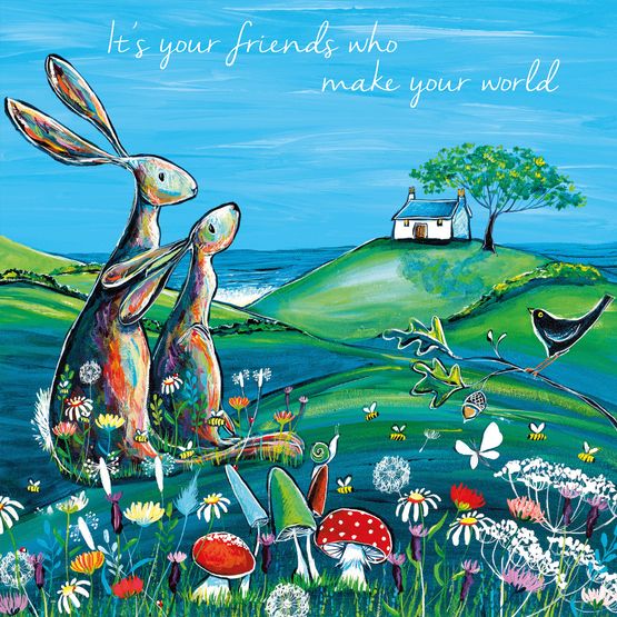 The Eco Friendly Card Co - It's Your Friends Who Make Your World Card