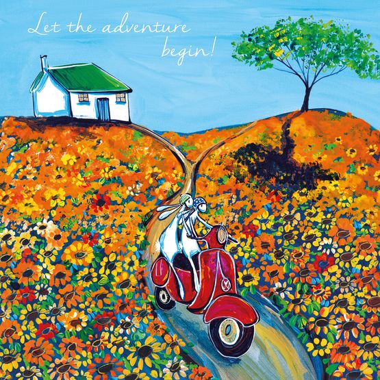 The Eco Friendly Card Co - Let the Adventure Begin Card