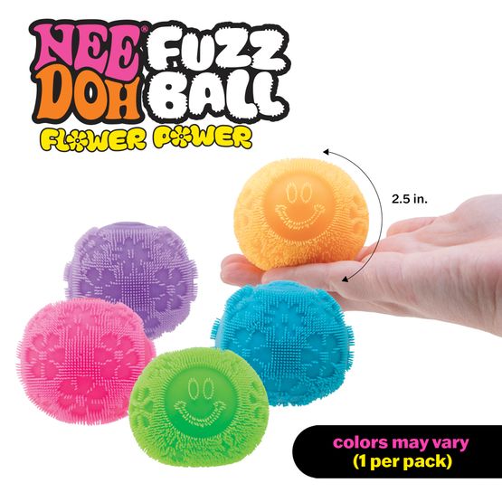 Bigjigs - Fuzz Ball Flower Power Needoh Assortment