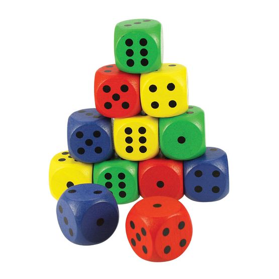 Bigjigs - One Giant Dice Coloured