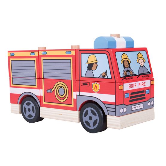 Bigjigs - Stacking Fire Engine