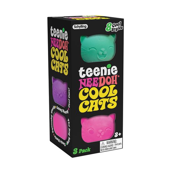 Bigjigs - Teenie Needoh Cool Cats 3 Pack