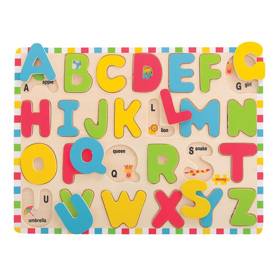 Bigjigs - Uppercase Alphabet Inset Puzzle