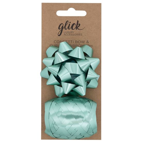 Glick - Curling Ribbon &amp; Bow Aqua