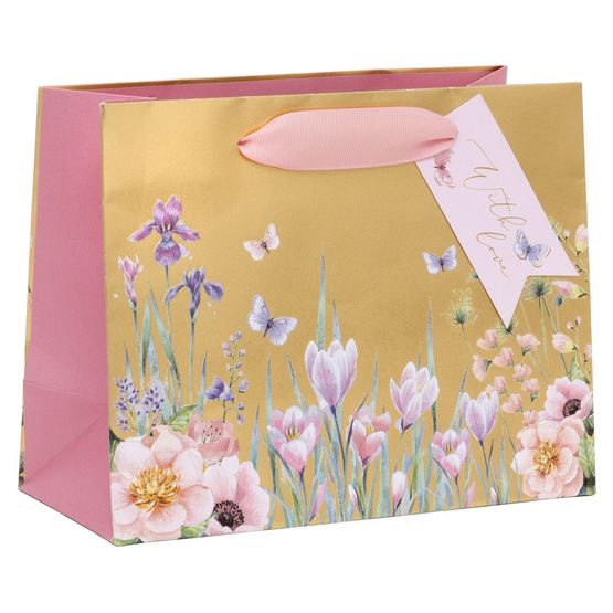 Glick - Medium Landscape Gift Bag Golden Garden
