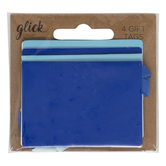 Glick - Multipack Blue Mix Tags x 4