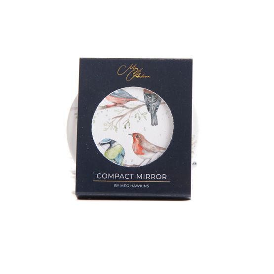 Meg Hawkins - British Birds Design Watercolour Compact Mirror