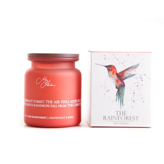 Meg Hawkins - The Rainforest Hummingbird Design Candle