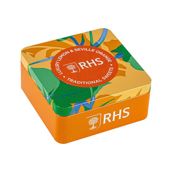 RHS - Sicilian Lemon &amp; Seville Orange Traditional Sweets In Tin