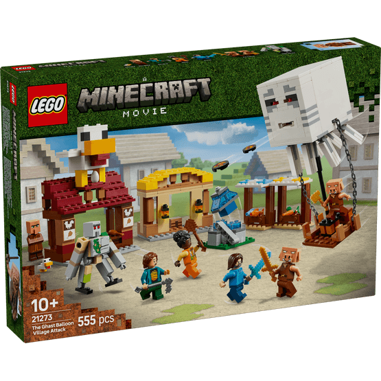 LEGO Minecraft The Ghast Balloon Village Attack