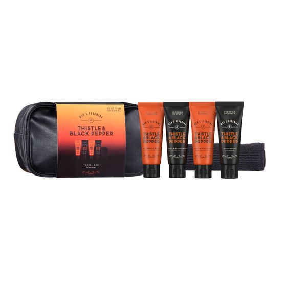 The Scottish Fine Soaps Company Men's Grooming Thistle &amp; Black Pepper Travel Bag