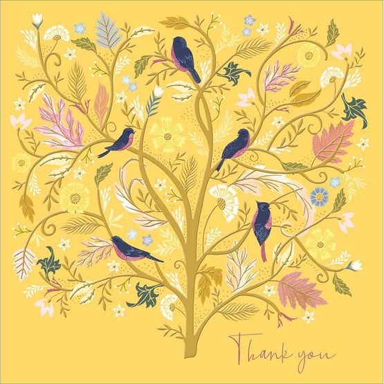 Birds In The Branches Of A Tree