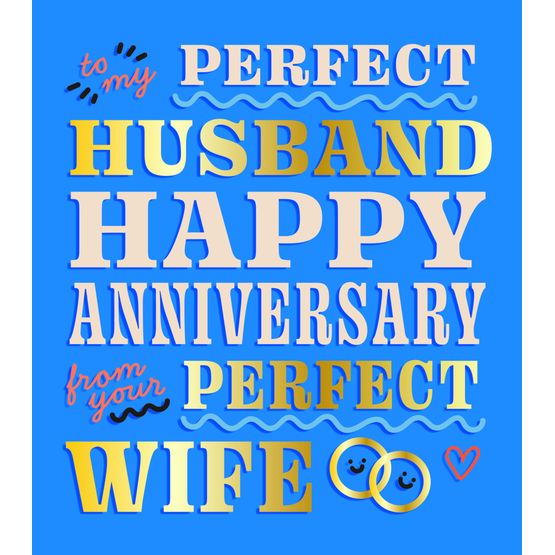 Perfect Husband Anniversary