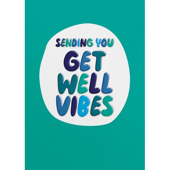 Sending Get Well Vibes Embossed