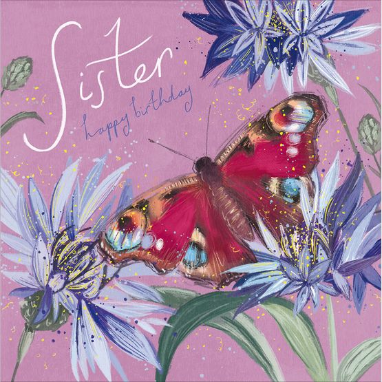 Sister Birthday Butterfly