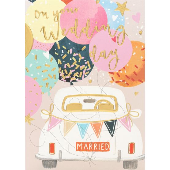 Wedding Car &amp; Balloons