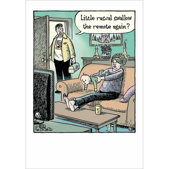 Woman Using Child As Remote Control