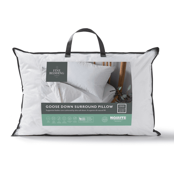 The Fine Bedding Company - Goose Down Surround Pillow