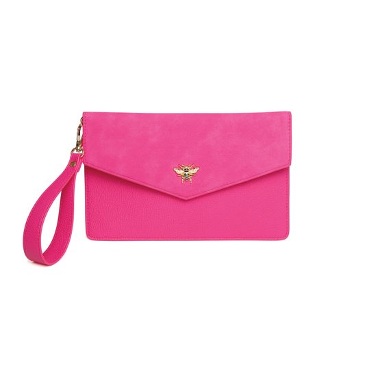 Alice Wheeler London - Chelsea Clutch Hot Pink