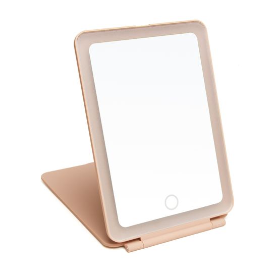 Alice Wheeler London - Soft Touch LED Mirror Pink