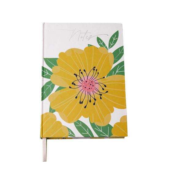 Belly Button Designs - Luxury Notebook A5 Yellow Rose