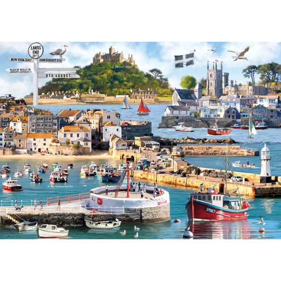 Otter House - Jigsaw Cornwall Montage 1000 Piece - 75827
