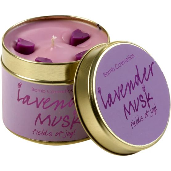 Bomb Cosmetics - Lavender Musk Tin Candle