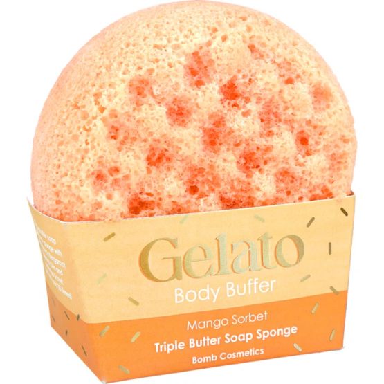 Bomb Cosmetics - Mango Sorbet Body Buffer Sponge