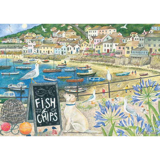 Otter House - Jigsaw Fish 'n Chips 1000 Piece - 75821