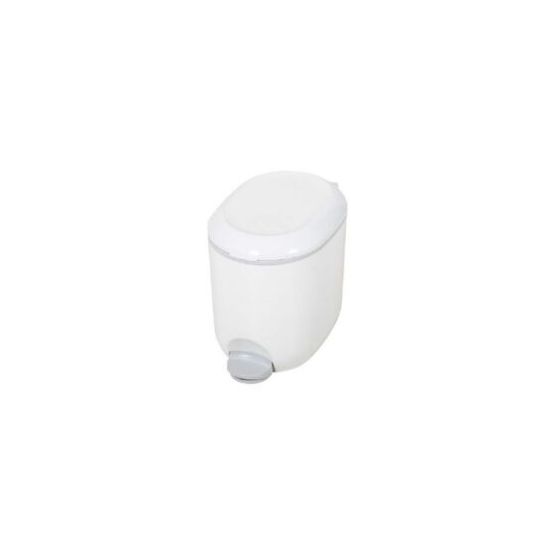 Addis - Bathroom Pedal Bin - White/Grey