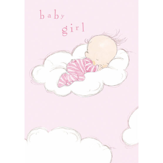 Baby Sleeping On Fluffy Cloud