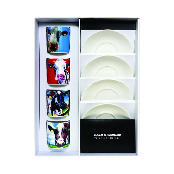 Eoin O'Connor - Set Of 4 Espresso Cups