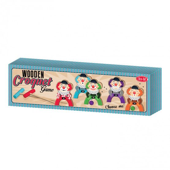 Wooden Croquet Game