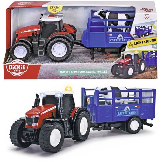 Dickie Toys - Massey Ferguson Animal Trailer