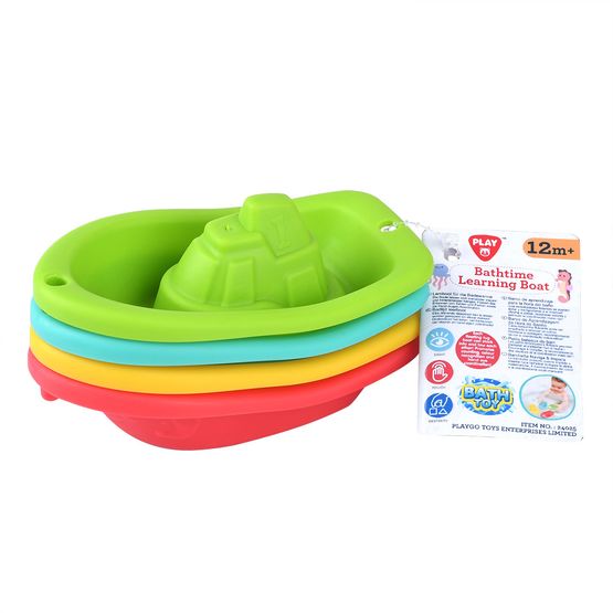 Playgo - Bathtime Learning Boat 4 Piece Set