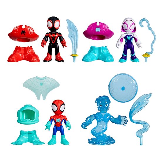 Marvel - Spidey and his Amazing Friends Water-Webs Action Figures &amp; Accessories 2-Packs Assortment
