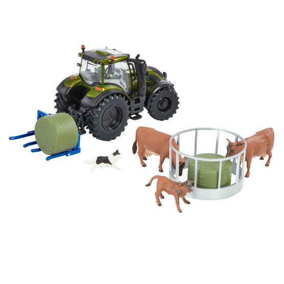 Britains - Farm Toys Metallic Olive Green Valtra Playset