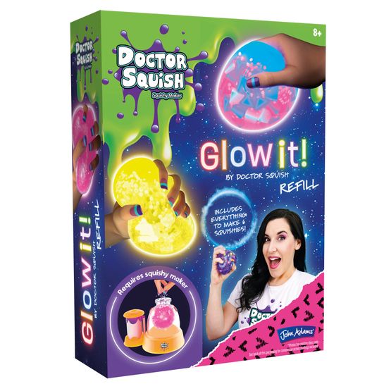 Doctor Squish Squishy Maker Glow It! Refill Pack